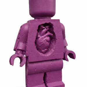 Ego morado corazón morado